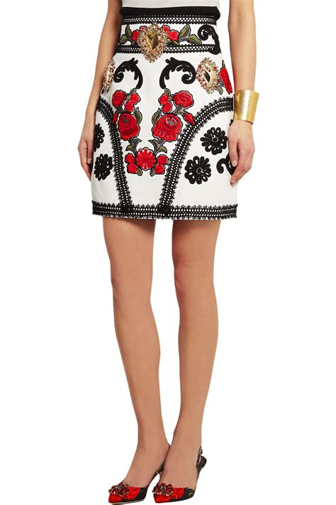 dolce and gabbana mini skirt